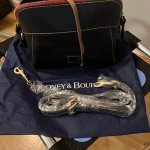 Dooney & Bourke Navy Blue keather Cameron crossbody.